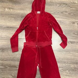 Juicy Couture vintage y2k tracksuit size medium top small bottoms - fits S